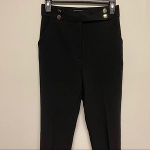 H&M Black Trouser Pants size 2